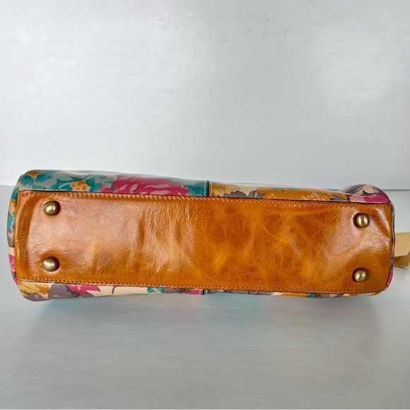 PATRICIA NASH Mia Multi Floral Leather Framed Clutch Crossbody Shoulder Bag NWT - Picture 8 of 13